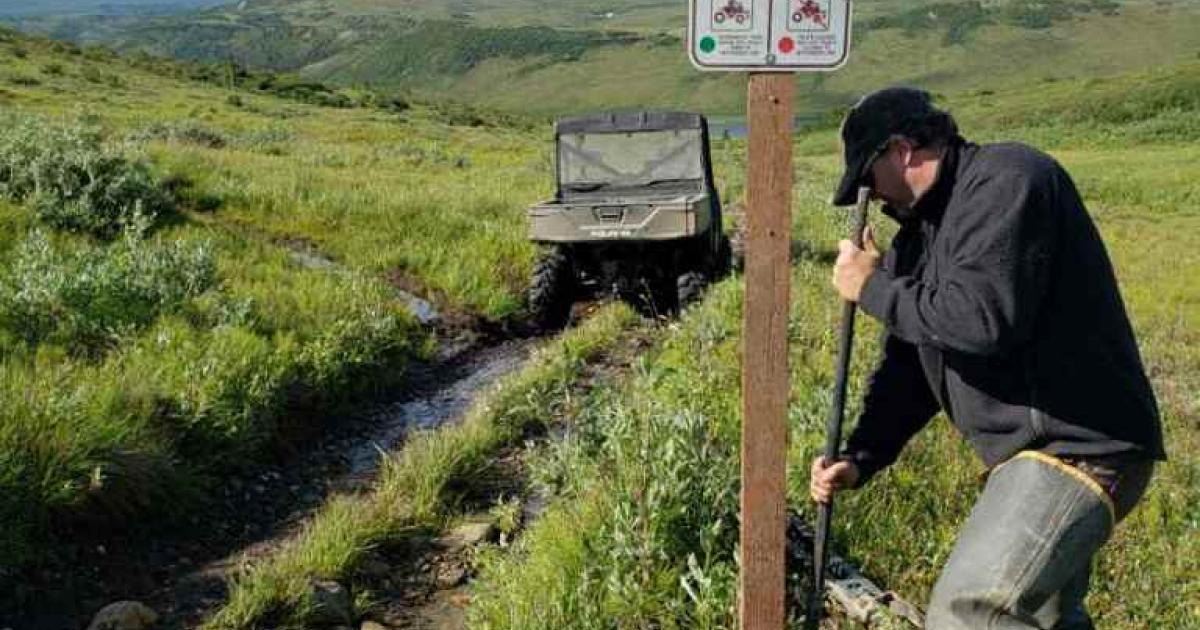 Dig, Pound, Repeat. Trail Sign Maintenance with The Glennallen Field